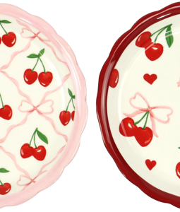 4295 ASSIETTE CHERRY LOVE 2P